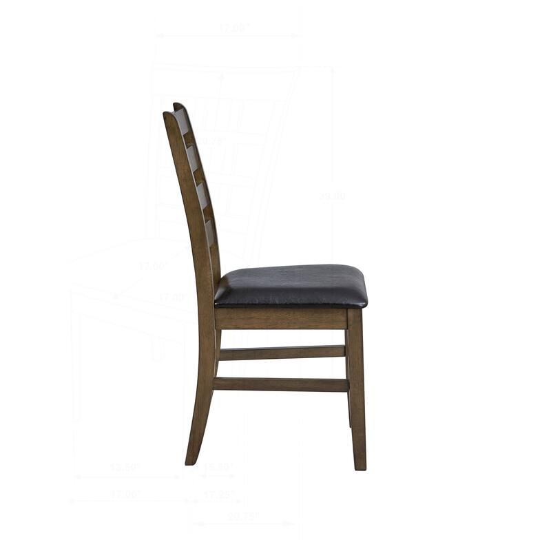 Comfortable and Stylish Side Chair Set with Padded Cushions and Sturdy Construction