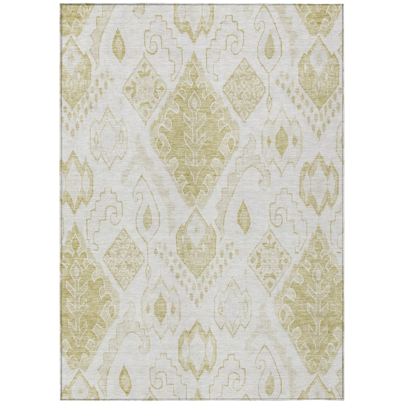 HomeRoots Moroccan Transitional Rectangle Outdoor Rug