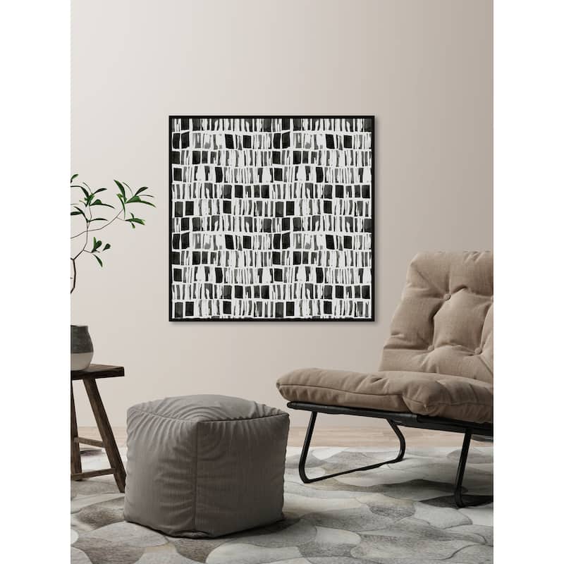 False Illusion Floater Framed Print on Canvas