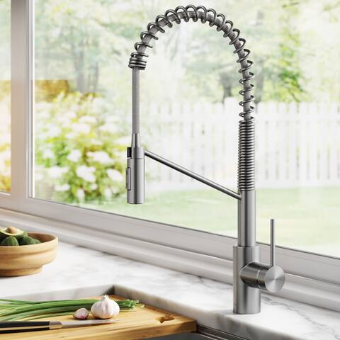 Kraus Oletto Commercial 2-Function Pulldown Kitchen Faucet