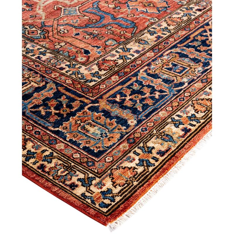 Serapi One-of-a-Kind Hand-Knotted Area Rug - Red - 8' 3" x 10' 0"