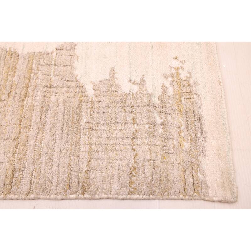ECARPETGALLERY Hand Loomed Elysian Cream Rug - 8'2 x 9'10
