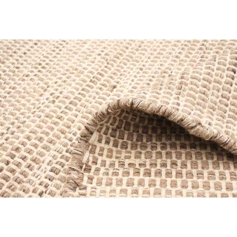 ECARPETGALLERY Hand Loomed Bungalow Wool Dhurrie