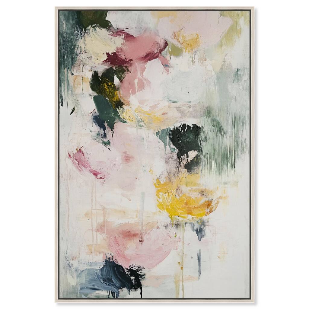 Dripping Colors II Canvas by Art Remedy