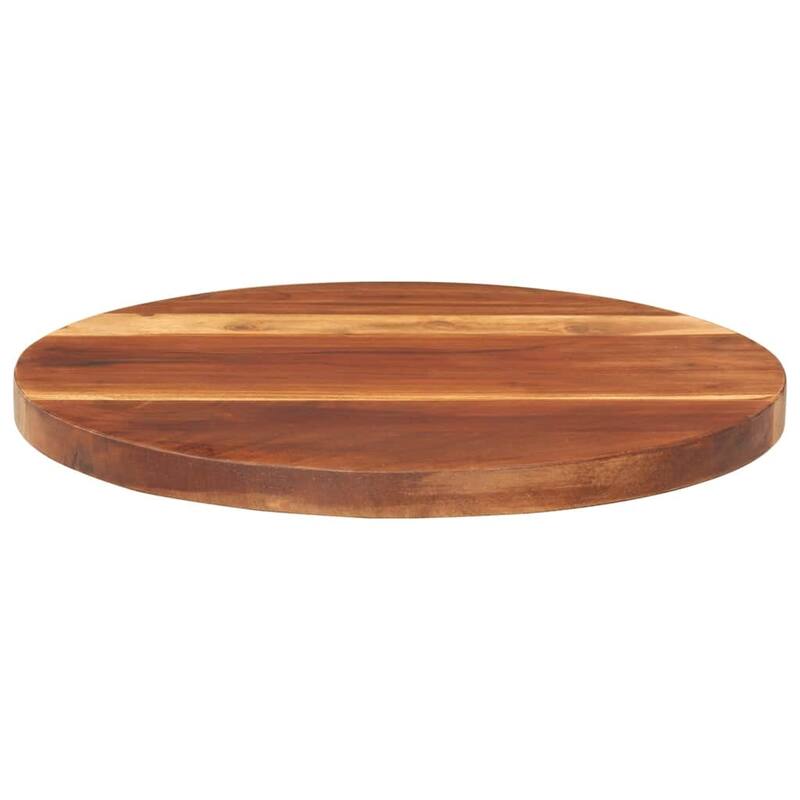 vidaXL Round Table Top Coffee Dining Table Pad Cover Solid Reclaimed Wood