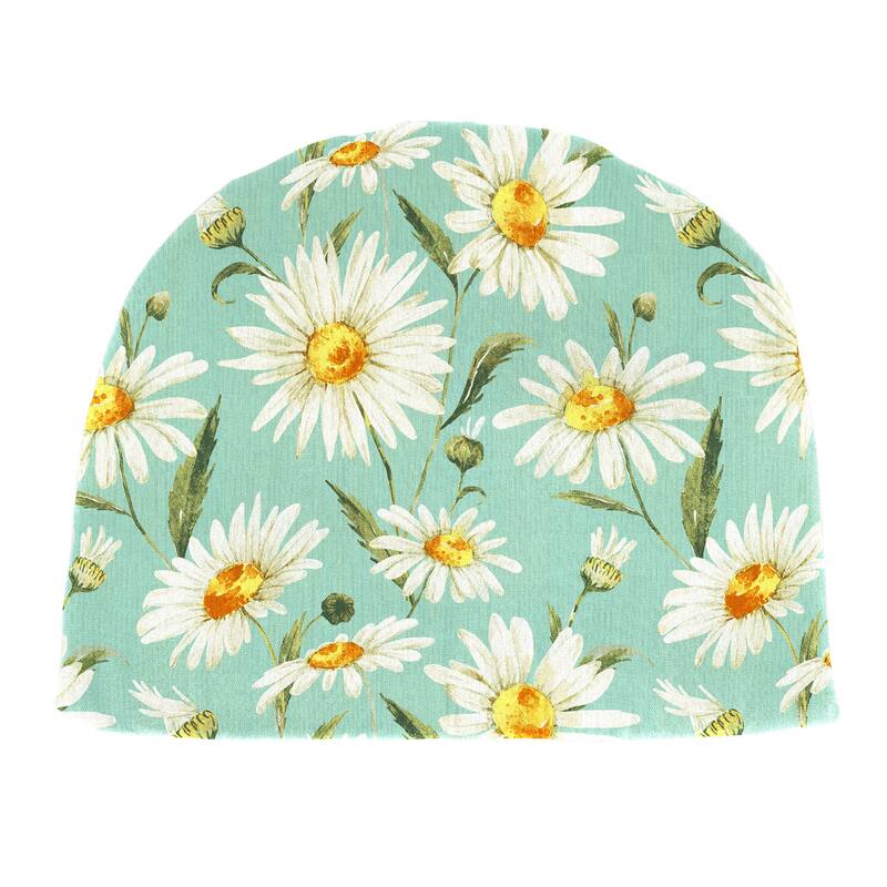19" x 18" Contoured Outdoor Seat Cushion - 18'' L x 18.5'' W x 3'' H - Daphne Iceberg