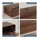 preview thumbnail 2 of 11, Floating Modern TV Stand for Living Room, Wall-Mounted Entertainment Center with Storage Drawers, Solid Wood, Fully-Assembled