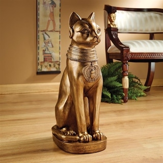 Design Toscano Golden Bastet of Ancient Egypt Statue