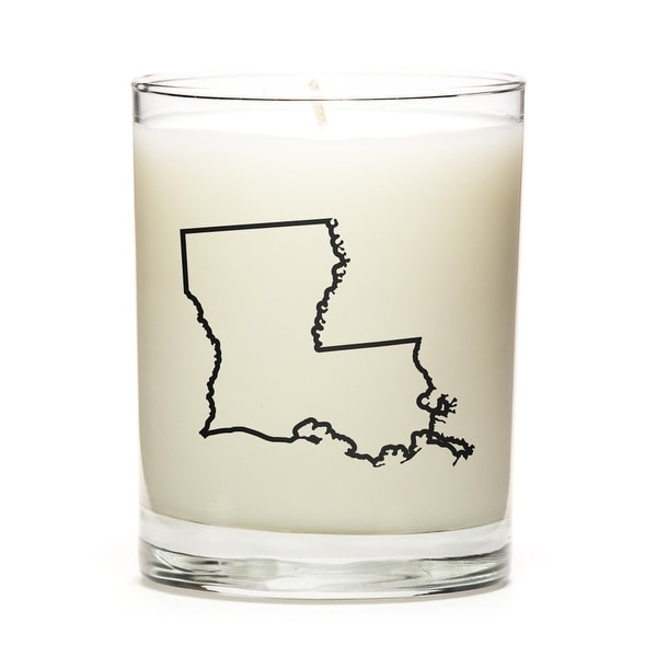 Custom Gift - Map Outline of Louisiana U.S State, Pine Balsam