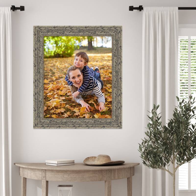 Attic Aged Picture Frame, Photo Frame