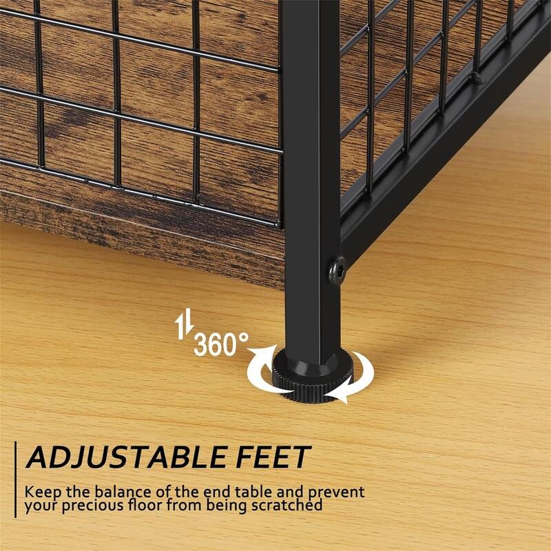 End Table with Charging Station