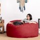 preview thumbnail 35 of 51, Jaxx 5-ft. Giant Bean Bag Chair Red