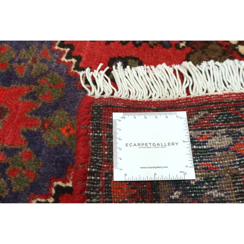 ECARPETGALLERY Hand-knotted Andelz Red Wool Rug - 3'2 x 5'0