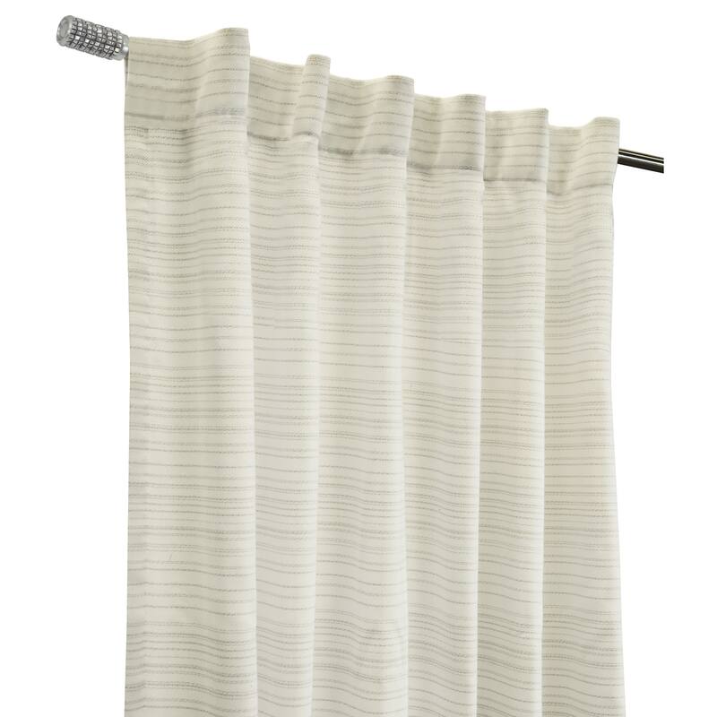 Austin Light Filtering Dual Header Curtain Panel