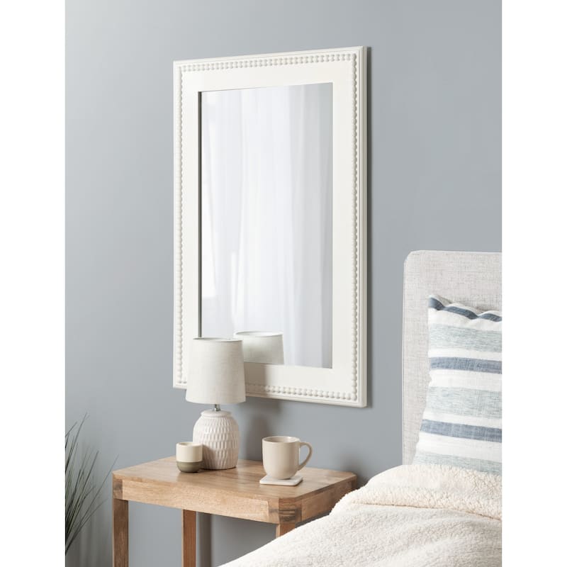Kate and Laurel Strahm Wood Framed Wall Mirror