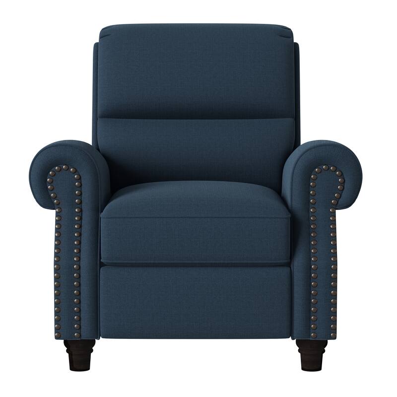 Copper Grove Jessie Linen Push-back Recliner Chair