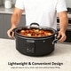 preview thumbnail 8 of 46, 10qt Large Capacity Digital Slow Cooker with Aluminum Pot