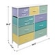 preview thumbnail 32 of 42, Modern Color Print 9-cubby Storage Tower