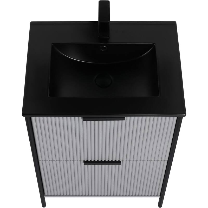 Blossom 24 Inch All Wood Freestanding Bathroom Vanity with Sink