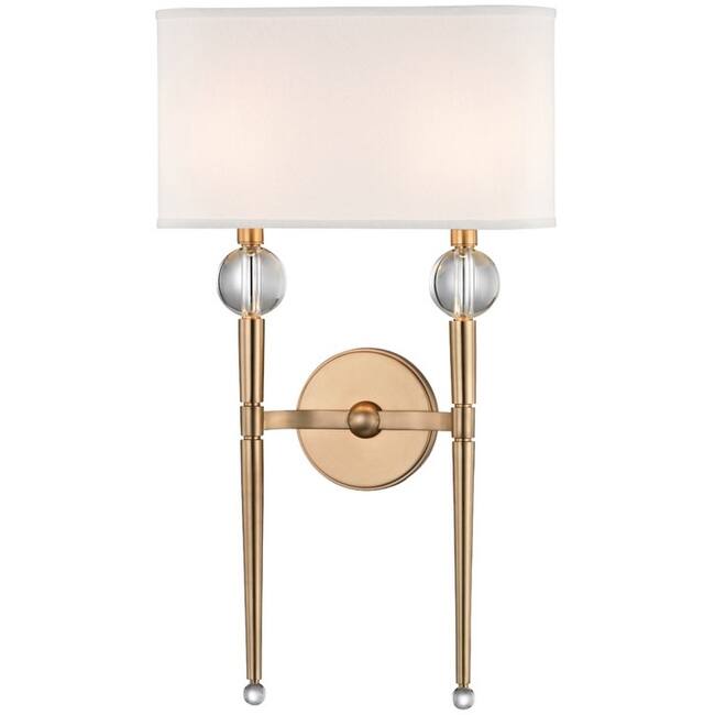 Hudson Valley Lighting Rockland 2 Light 22" Tall Wall Sconce - Aged Brass