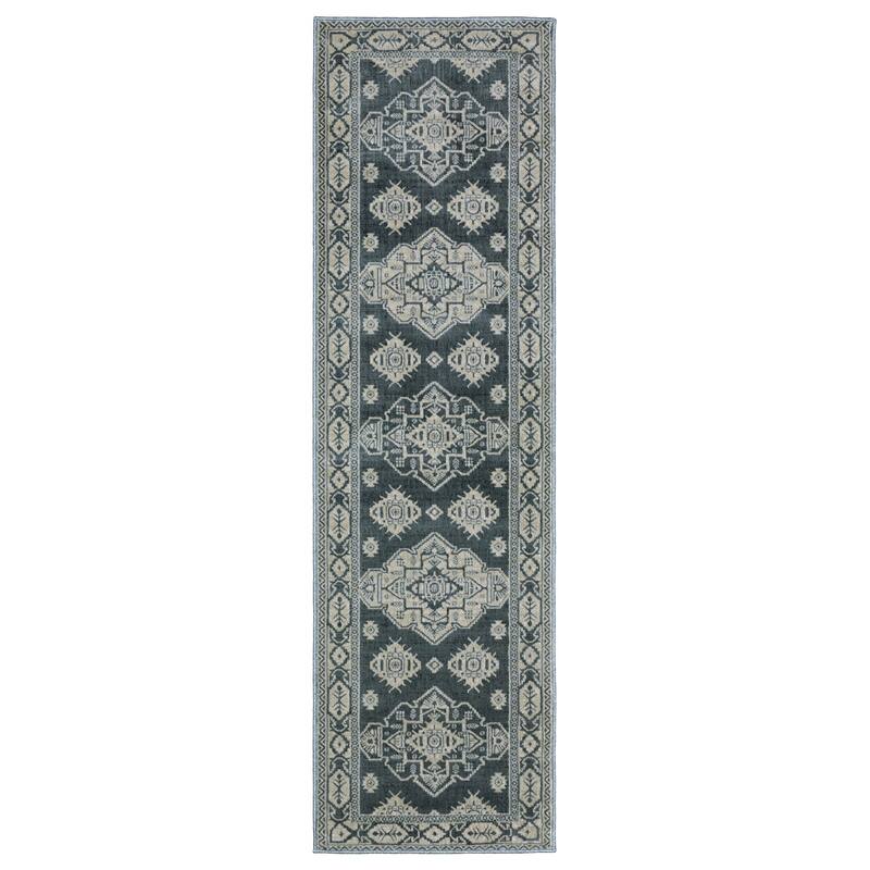 HomeRootsMedallion Traditional Rectangle Area Rug