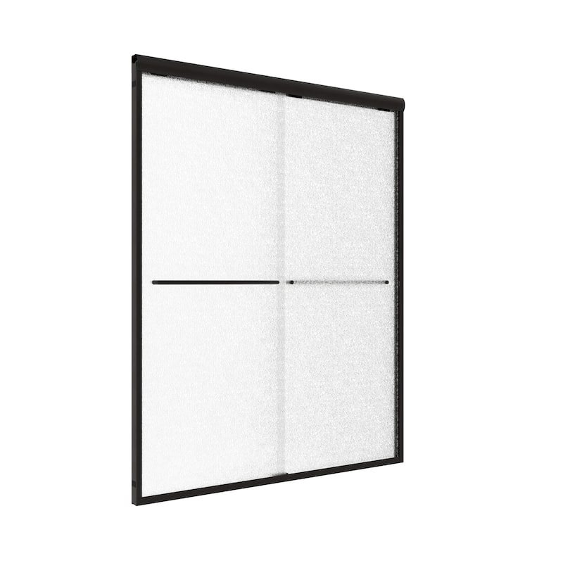 CRAFT + MAIN CVSS6072-RN Cove 72" High x 60" Wide Sliding Frameless - Matte Black