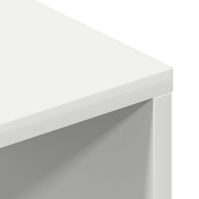 vidaXL TV Cabinet White Engineered wood 39.4 in x 15.7 in x 15.7 in - 15.7 x 39.4 x 15.7 in