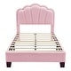 preview thumbnail 18 of 48, Upholstered bed with LED lights