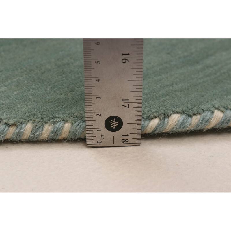 Kashkuli Gabbeh Blue Rug 8'1" x 8'1" - 8'1 x 8'1