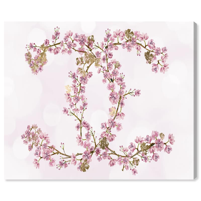 Wynwood Studio 'Sakura Love' Fashion and Glam Wall Art Canvas Print Lifestyle - Pink, White