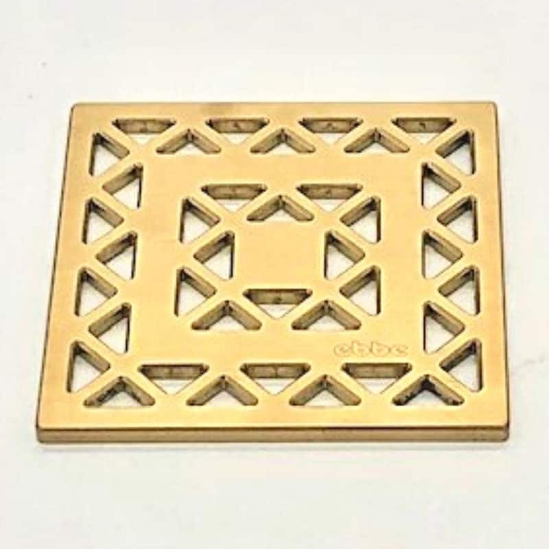Ebbe America E4802-BG LATTICE - Brushed Gold - Unique Drain Cover