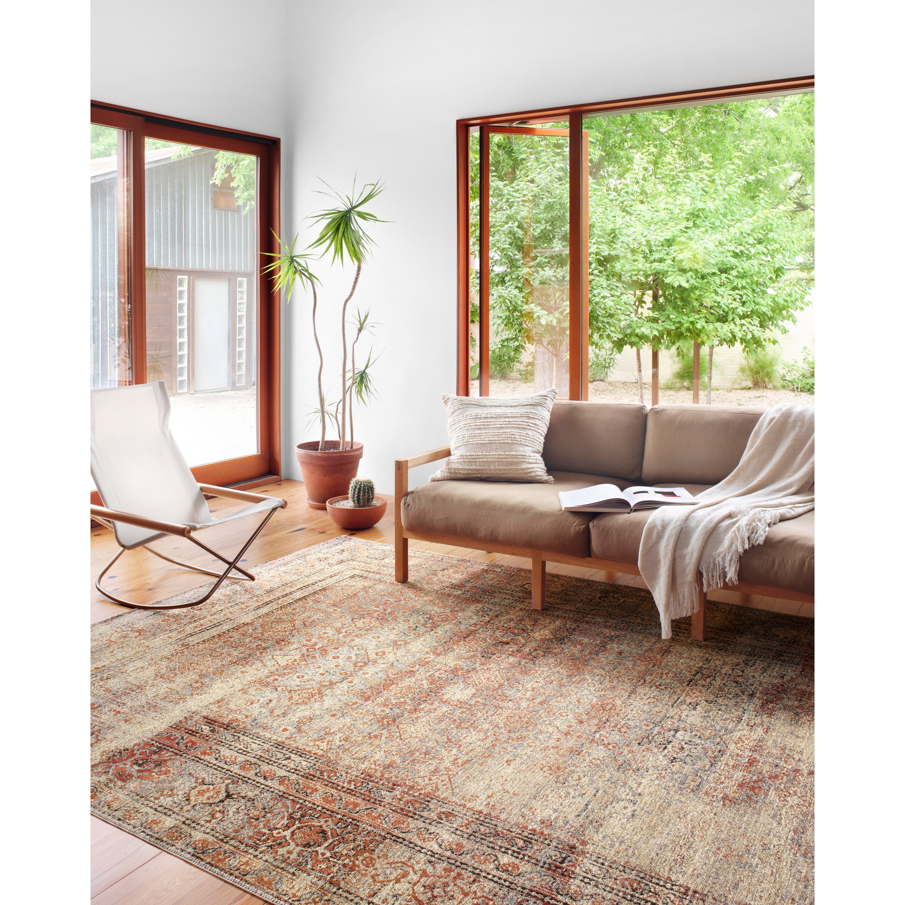 Alexander Home Luciano Distressed Brick Oriental Indoor/ Outdoor