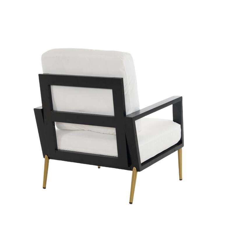 RetAccent Armchair Lounge Chair with Pillow Back