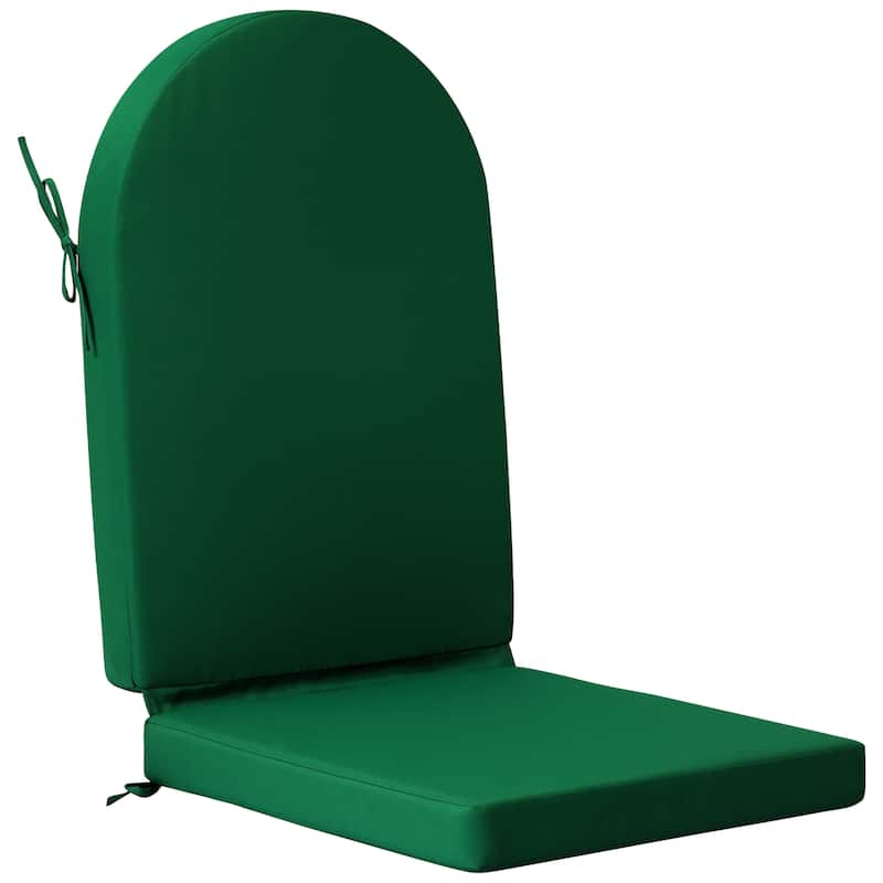 Laguna All Weather Poly Outdoor Adirondack Chair Seat And Back Cushion (Cushions Only)