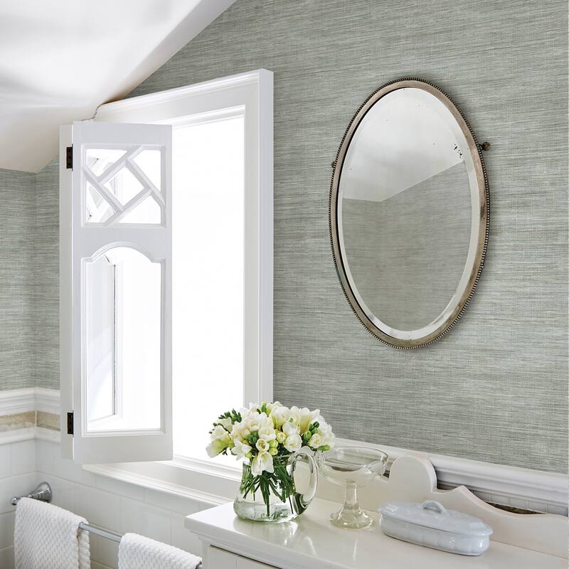 A-Street Prints Fog Fog Grass Wallpaper