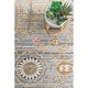 preview thumbnail 4 of 16, Nuloom Grey/Multi Traditional Vintage Fancy Floral Area Rug