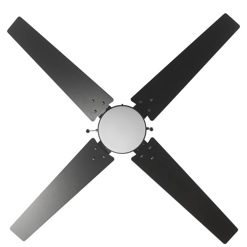 CARRO Arete 52" 4-Blade Indoor Ceiling Fan with Light -Pull Chain -Reversible Blade