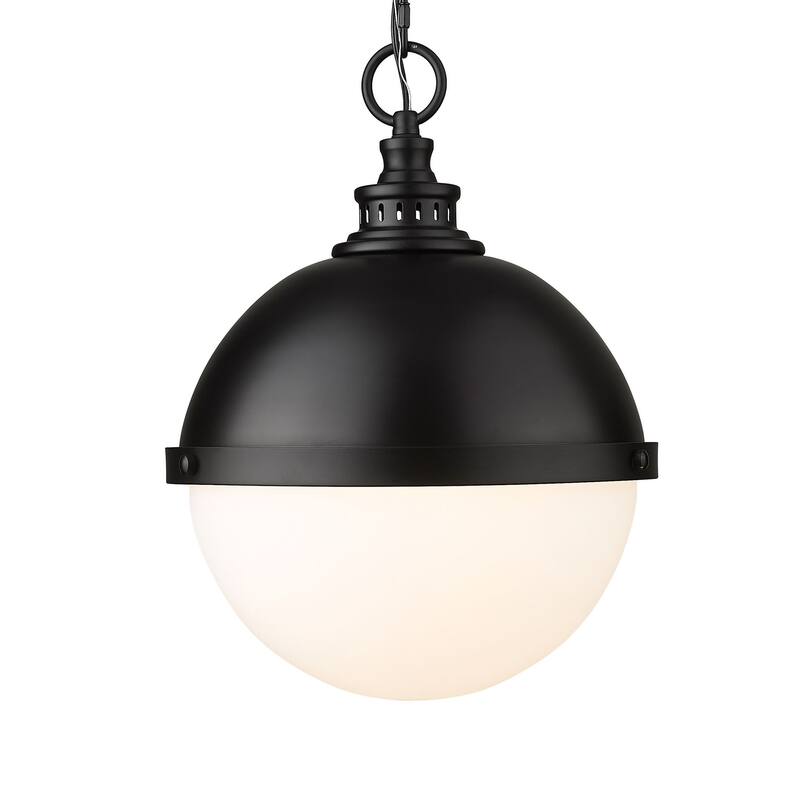 Z-Lite Peyton 2 Light 15" Wide Pendant - Matte Black