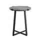 preview thumbnail 16 of 31, Middlebrook Barnett Round Metal Wrap Side Table