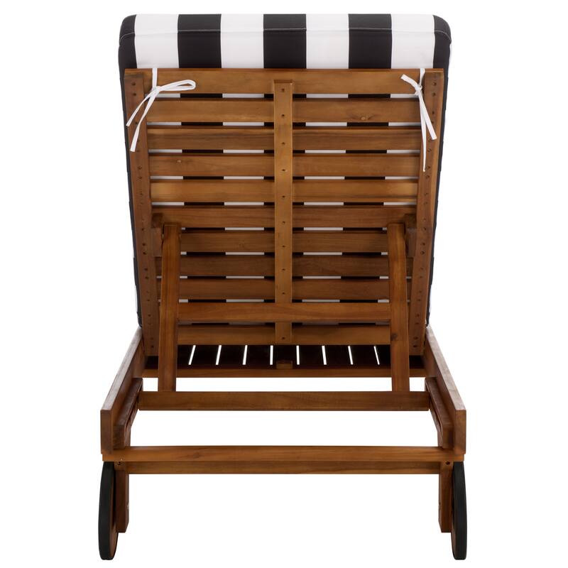 SAFAVIEH Iyanna Lounge Chair - 25 In. W x 80 In. D x 17-42 In. H - 25"W x 80"D x 17-42"H