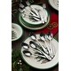 preview thumbnail 2 of 1, Spode Christmas Tree Cocktail Forks, Set of 6 - Silver - 6.8 Inch