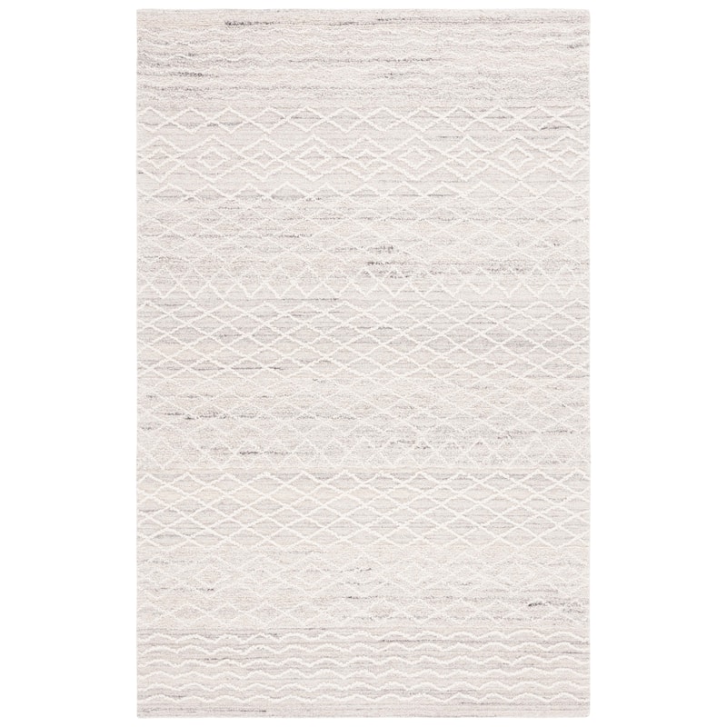 SAFAVIEH Handmade Ebony Mansoureh Contemporary Wool Rug