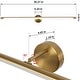 preview thumbnail 46 of 46, Modern Rotatable Bathroom Vanity Light LED Bath Bar