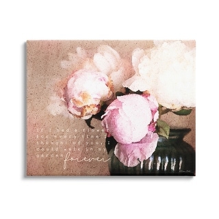 Stupell Romantic Flower Garden Forever Canvas Wall Art, Design by Susan ...