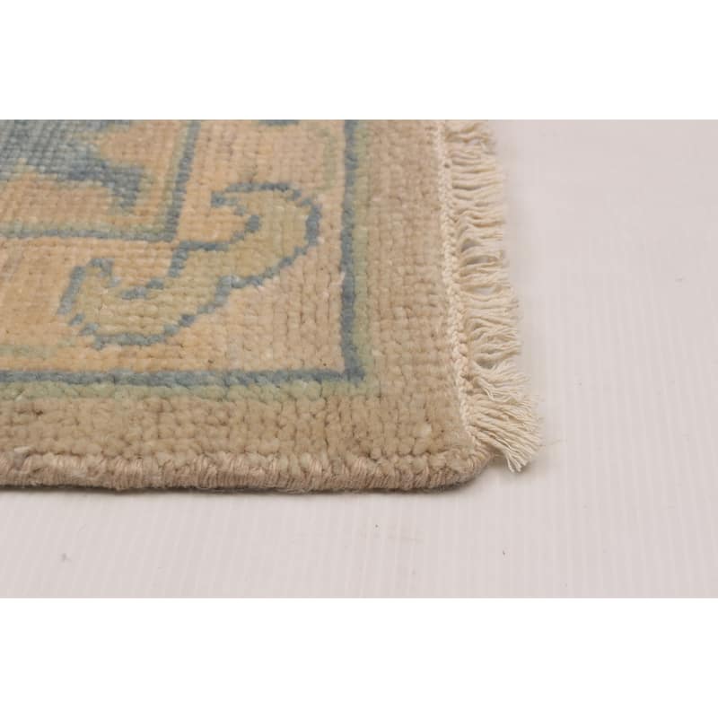 ECARPETGALLERY Hand-knotted Modern Oushak Taupe Wool Rug - 8'2 x 9'11