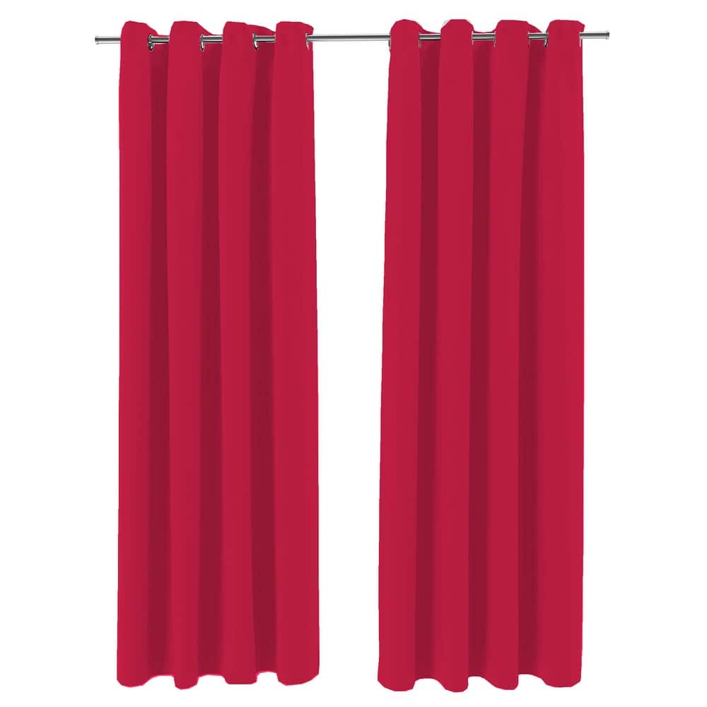 54" x 84" Grommet Semi-Sheer Outdoor Curtain Panel - 54 x 84