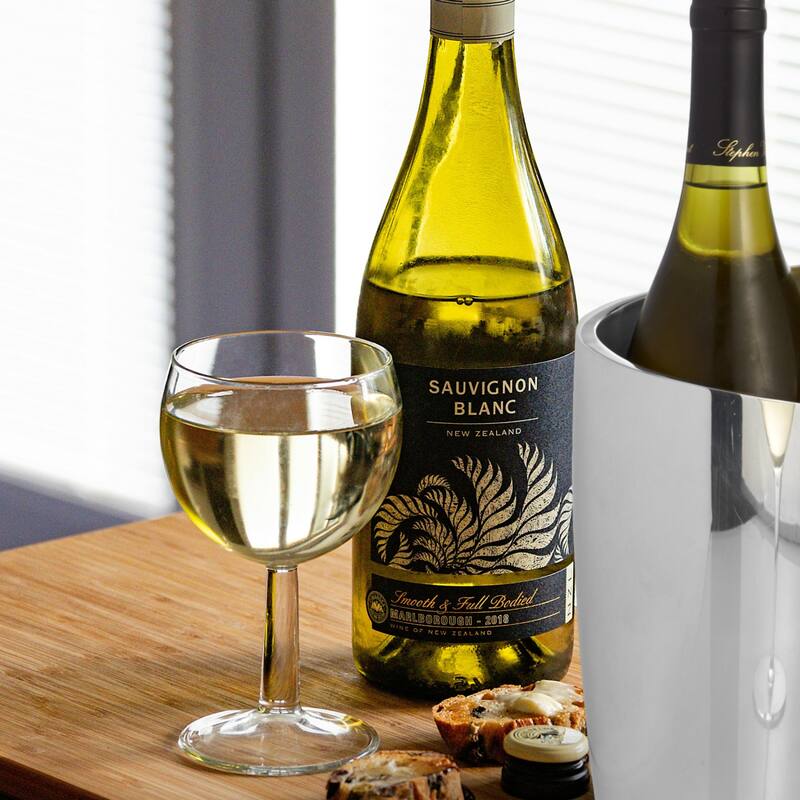 Nambe Spiral Wine Chiller - 4.5" D x 8.5" H