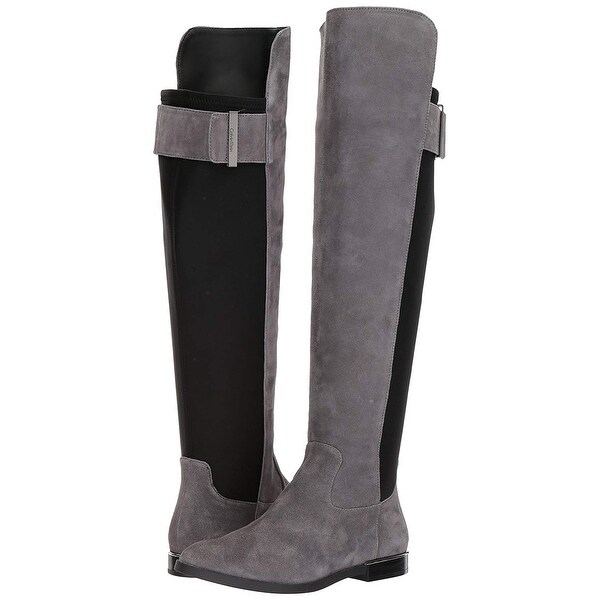 calvin klein grey boots