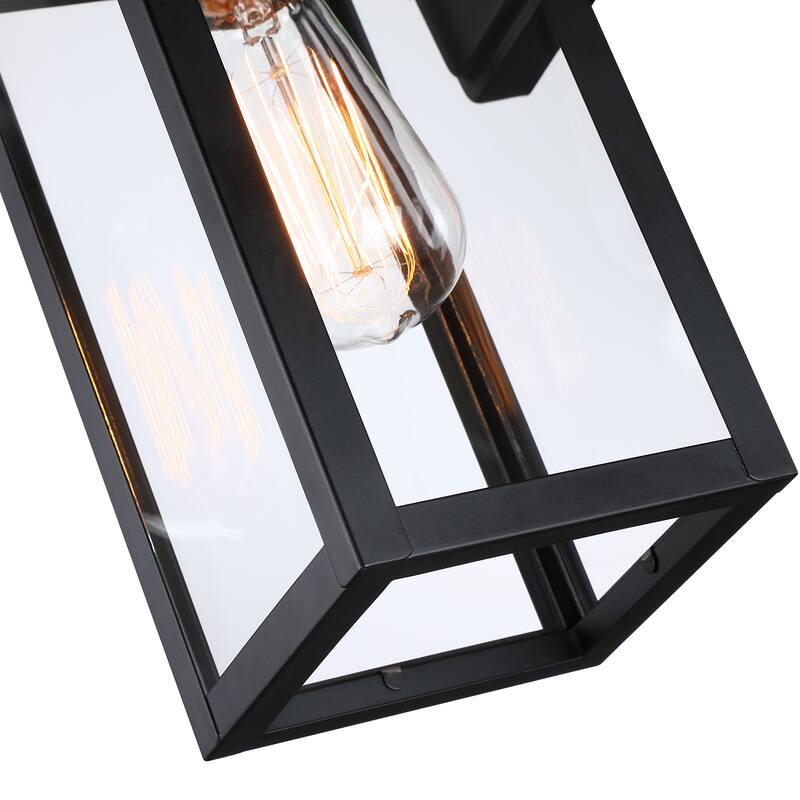 2Pack-1 Light Outdoor Wall Light - 5"x6.57"x13.66"