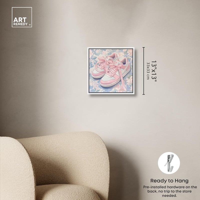 Gentle Ribbon Sneakers Canvas by Art Remedy